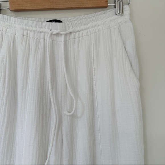 J. Crew Cotton Gauze Summer Pants Lightweight White Pant - Picture 4 of 9